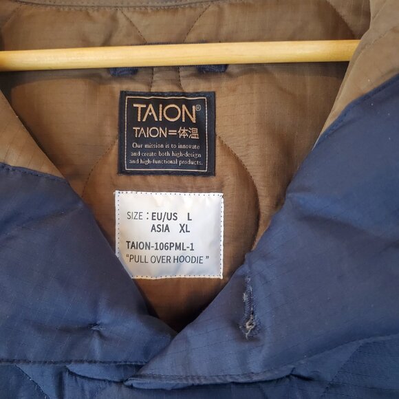 Taion Unisex Military Pullover Hoodie US Large - Picture 3 of 3
